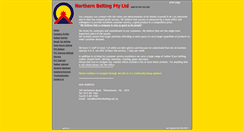 Desktop Screenshot of northernbelting.com.au